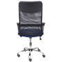 FORÖL Silla Gontar con Mecanismo Basculante, Asiento Azul y Respaldo Negro